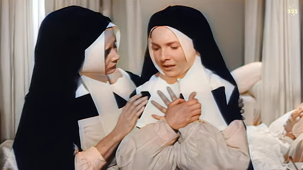 Даниэль Ажоре | Бернадетт Лурдская (драма, 1961) | Раскрашенный фильм | Русские субтитры