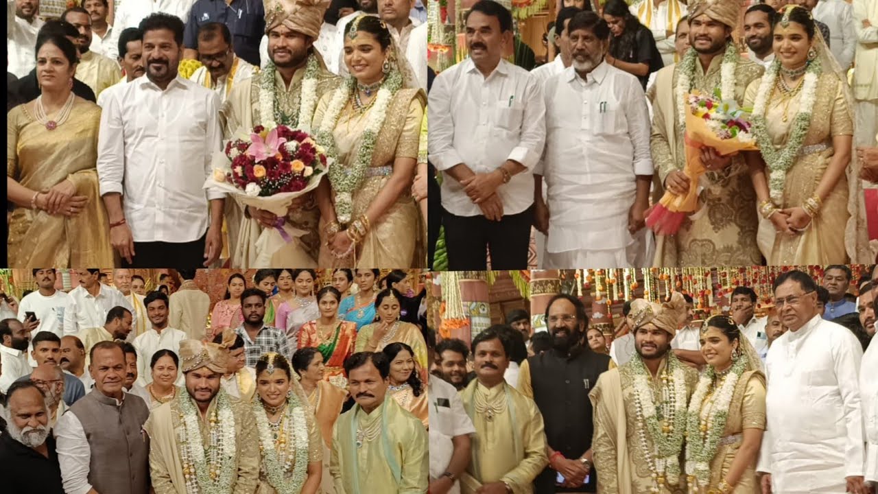 CM Revanth Reddy Attended MLA Kumbam Anil Kumar son Wedding.