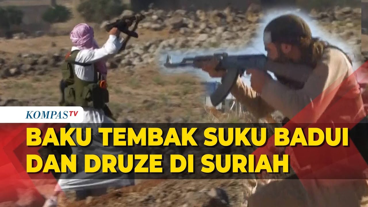 Tegang! Baku Tembak Suku Badui dan Druze di Suriah