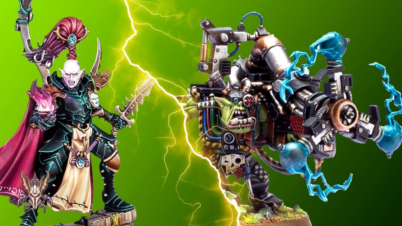 NEW 40k - Recon Drukhari vs Orks Priority Assets - Warhammer 40000 Battle Report | Skaredcast