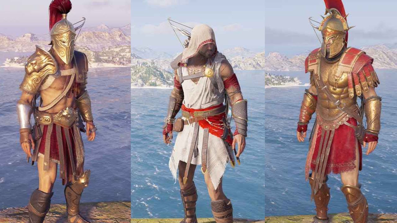 Assassin's Creed Odyssey All Legendary Armor Sets Showcase