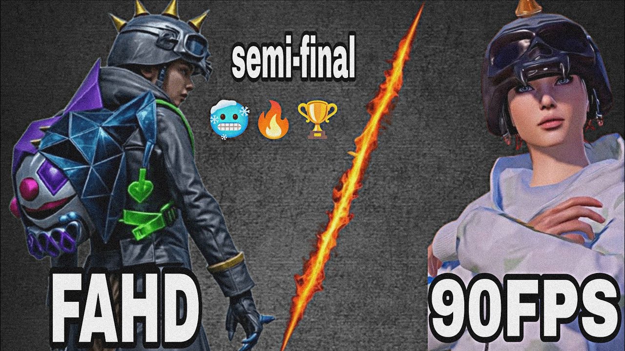 نصف نهائي تحدي 90FPS ضد FAHD اقوي تحدي نااار لا يفوتكم حماسي  🥶🔥