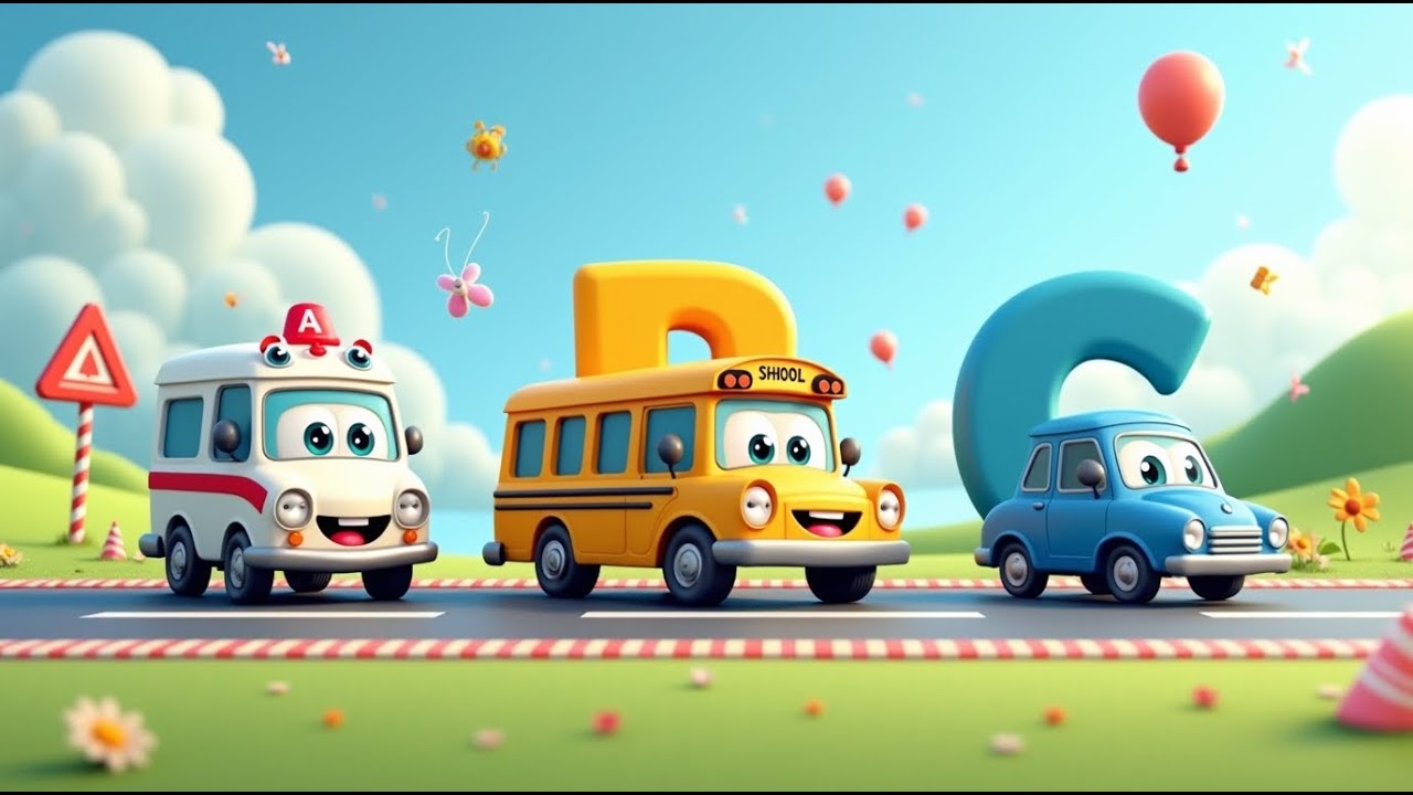 ABC Vehicles Song | Learn the Alphabet with Cars, Trucks & More!