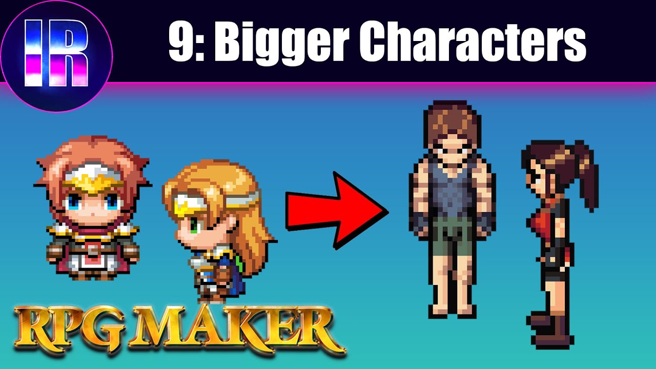 Как сделать персонажей выше и лучше в RPG Maker