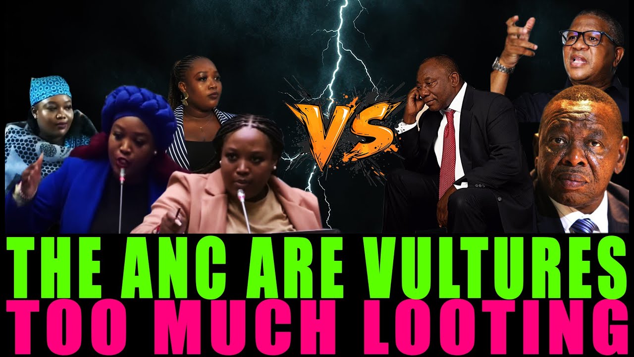 Karabo Khakhau Has Guts Yooh. She said Ramaphosa and His ANC Members Are Vultures On Live TV