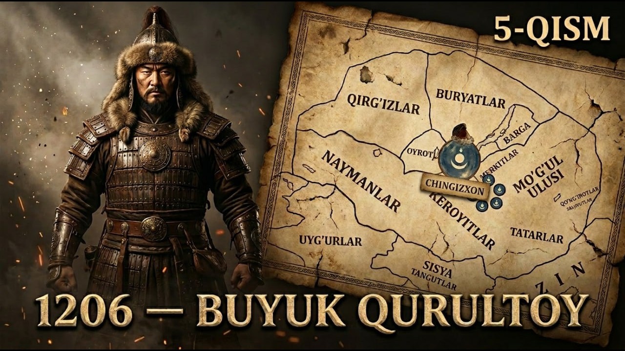 1206 — Buyuk Qurultoy va Harbiy Islohotlar | Chingizxon 5-Qism