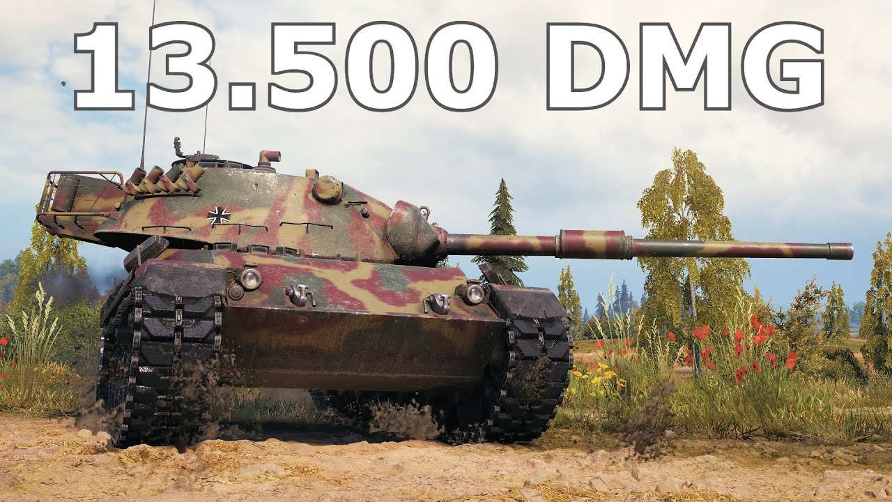 World of Tanks Leopard 1 - 3 Kills 13,5K Damage
