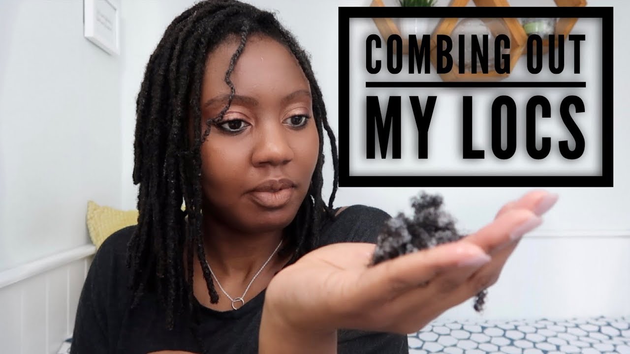 COMBING OUT 12 YEARS OF LOCS! | Life of Nkem