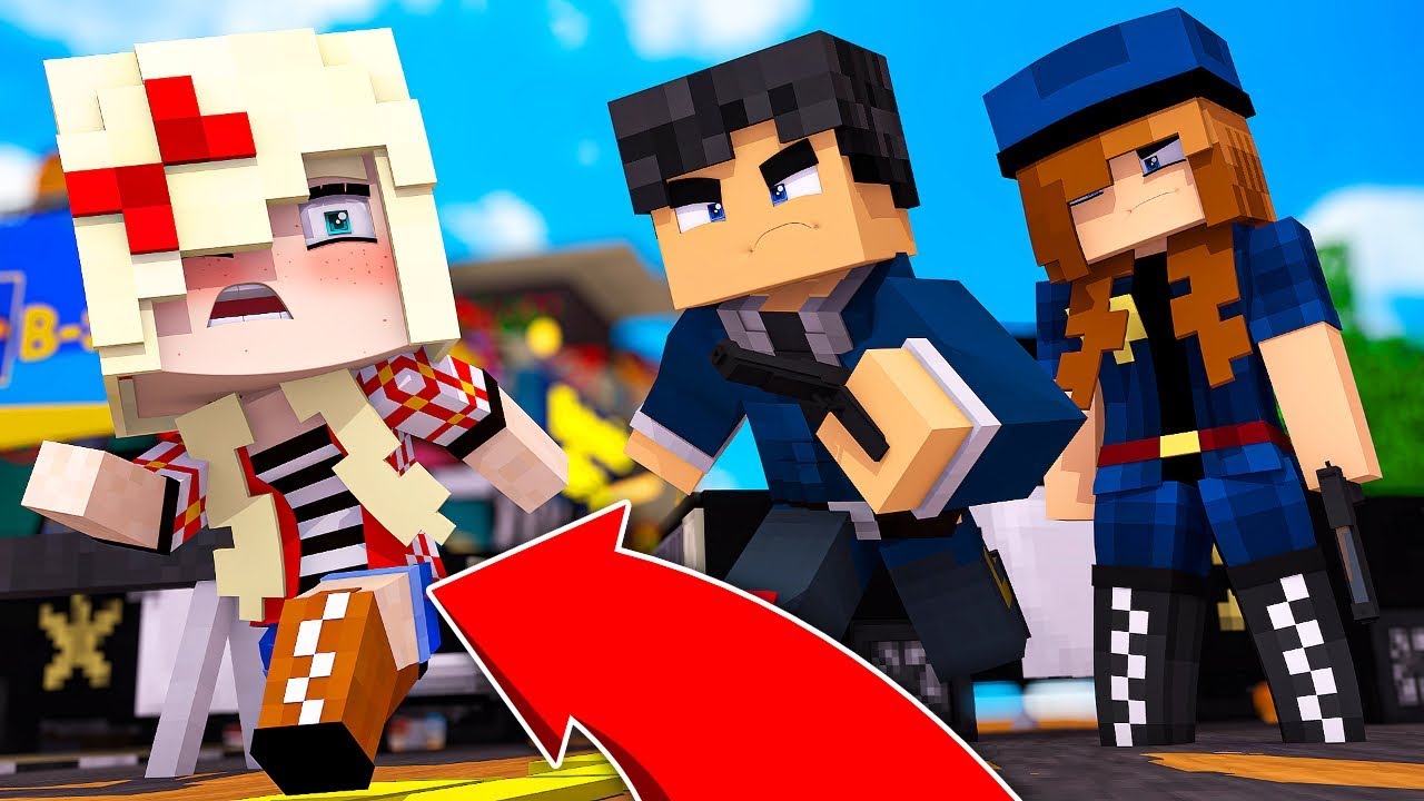 MA FILLE JULIETTE TENTE D'ÉCHAPPER À LA POLICE DE LA VILLE... 👮 IRA-T-ELLE EN PRISON MINECRAFT ? 3/3
