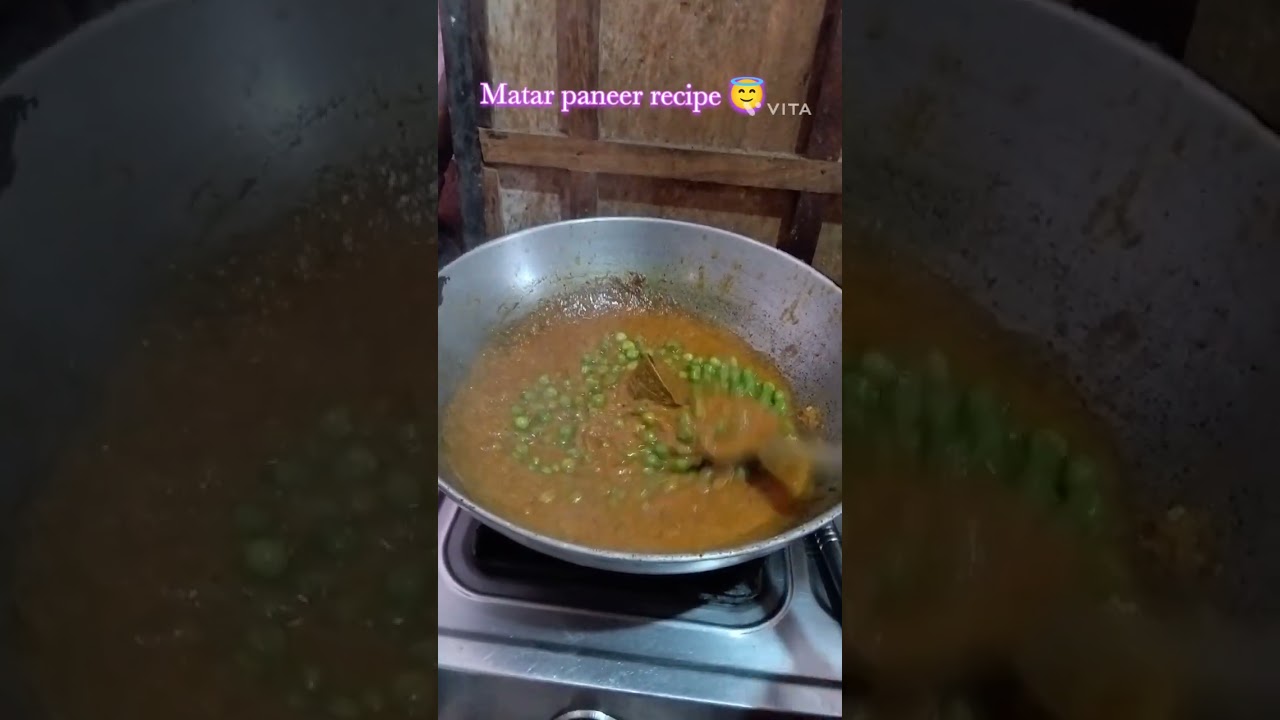 Matar paneer recipe 😘