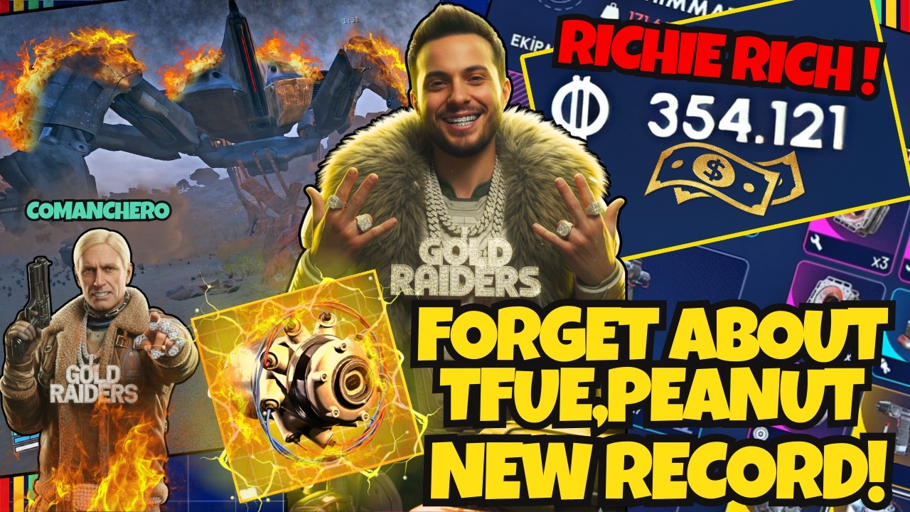 Tfue ve Peanut'ın Rekorunu Geçtim Rekor Bende $354.121 - I'm Gold Raider! #ArcRaiders (ENG SUB)