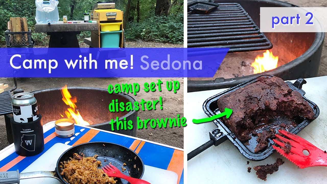 SUV Camping, campfire cooking, and then everything goes wrong. Sedona, Arizona