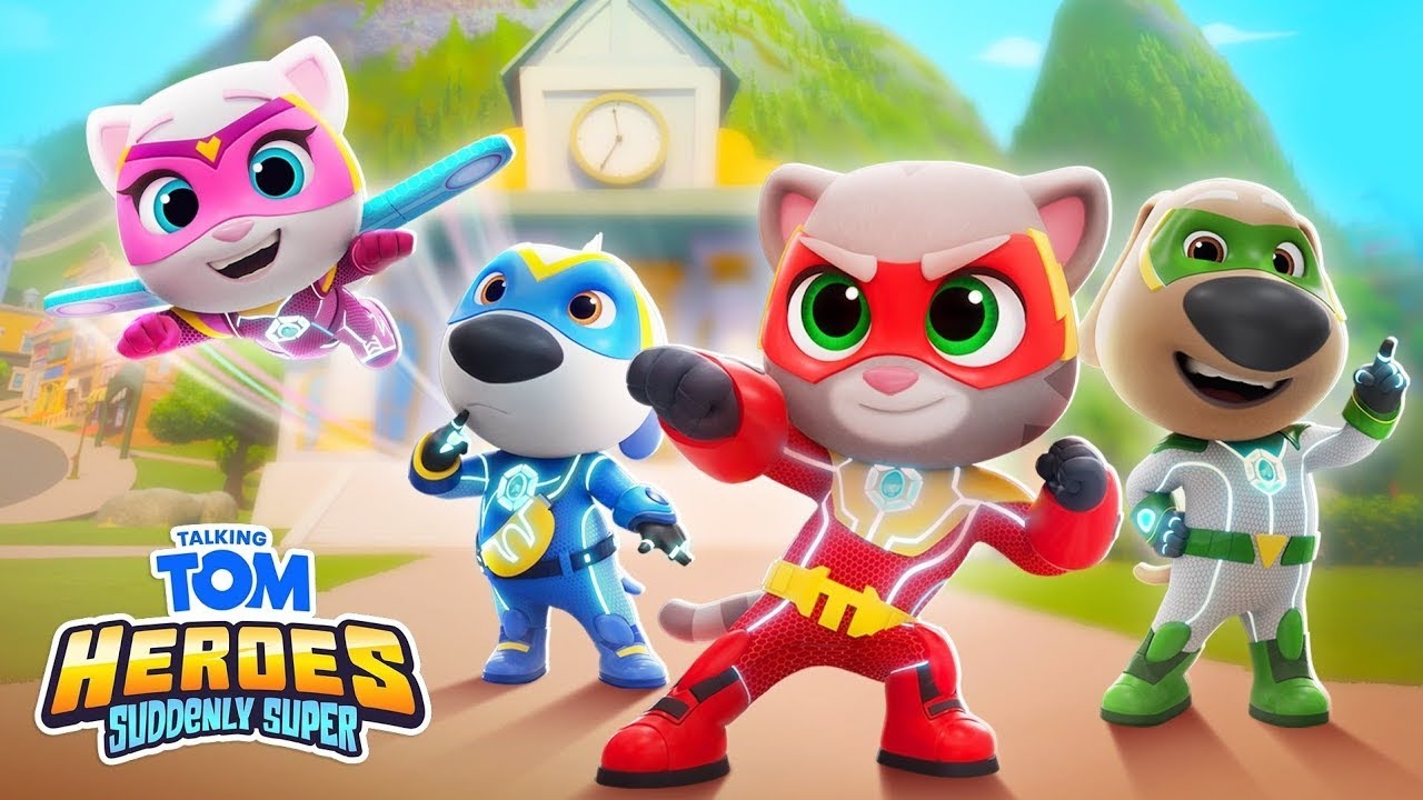 Talking Tom Heroes: Suddenly Super - Official Trailer 🦸⚡ (British | BBC iPlayer and CBeebies)