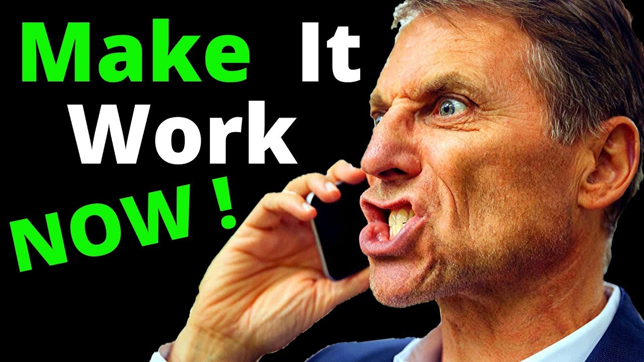 Tales From Tech Support - Just make it work now!