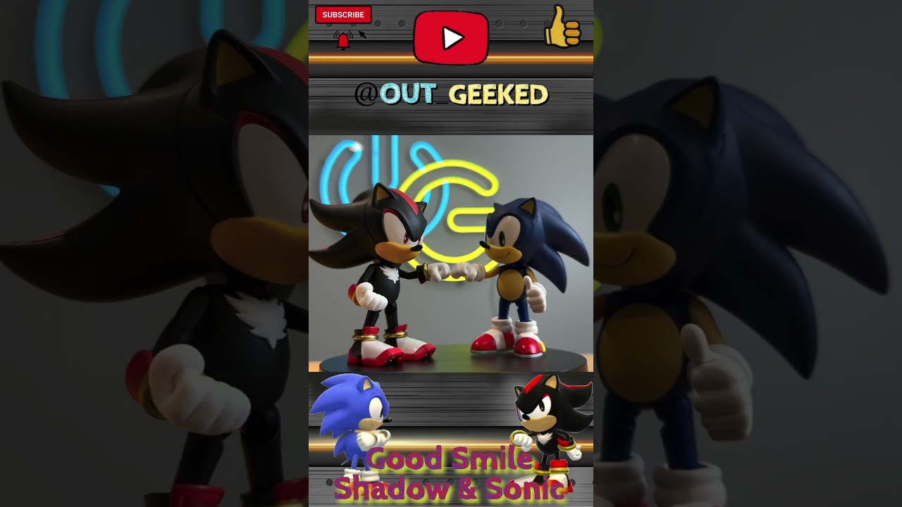 Sonic vs. Shadow – Good Smile Nendoroid Comparison! 🔵⚫ Who Wins?