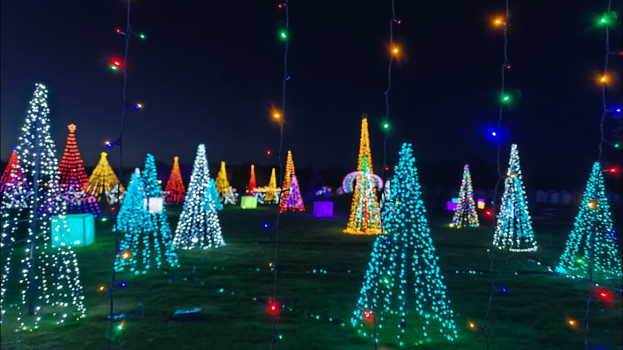 Farmer Ed’s Enchanted Light Trail, York | *FLASHING IMAGES*