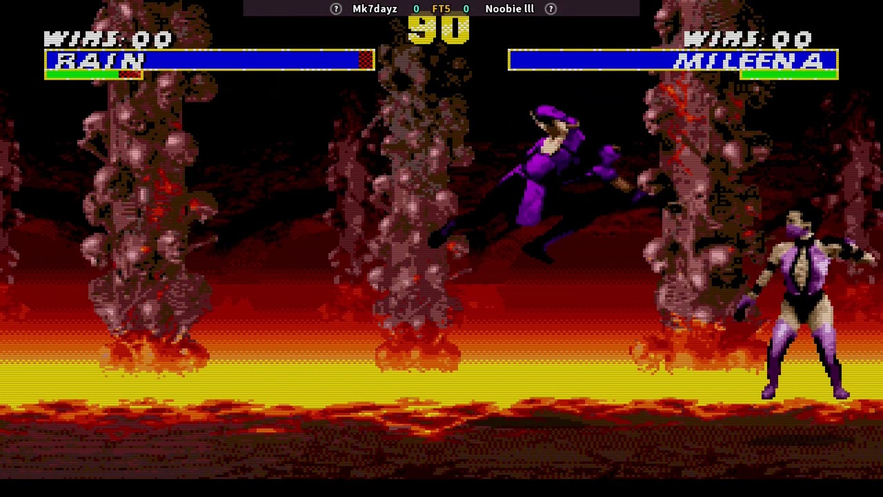 Онлайн-матч Ultimate Mortal Kombat 3 на Sega Genesis Fightcade &mdash; моя первая игра в эту онлайн-игру.