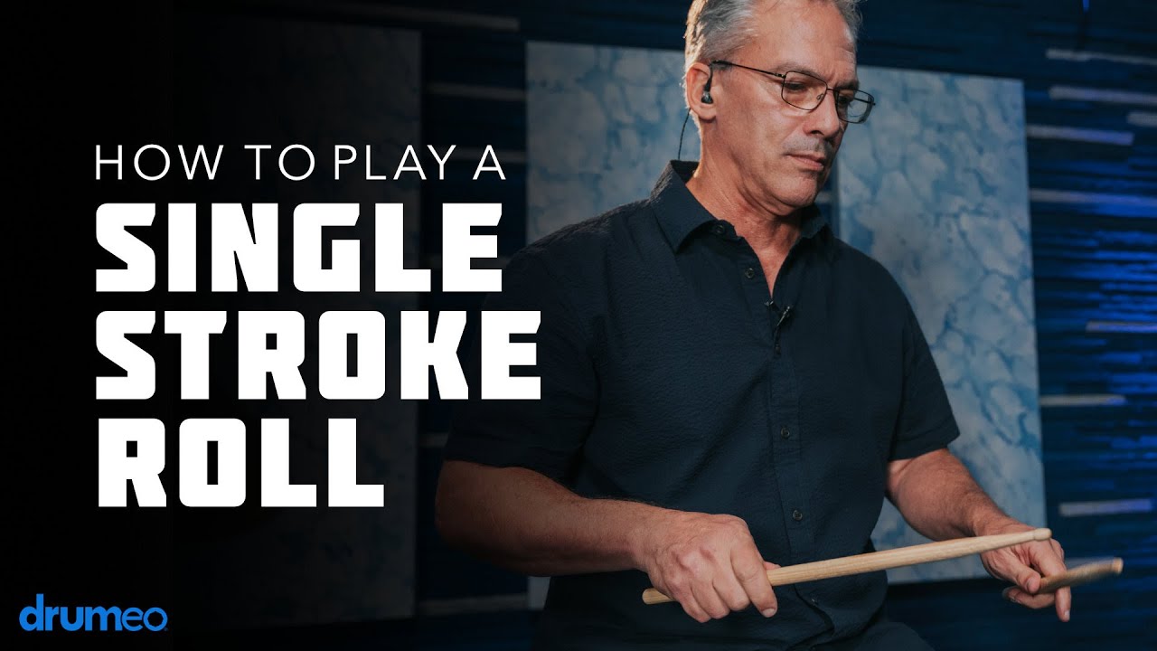 How To Play A Single Stroke Roll - Drum Rudiment Lesson