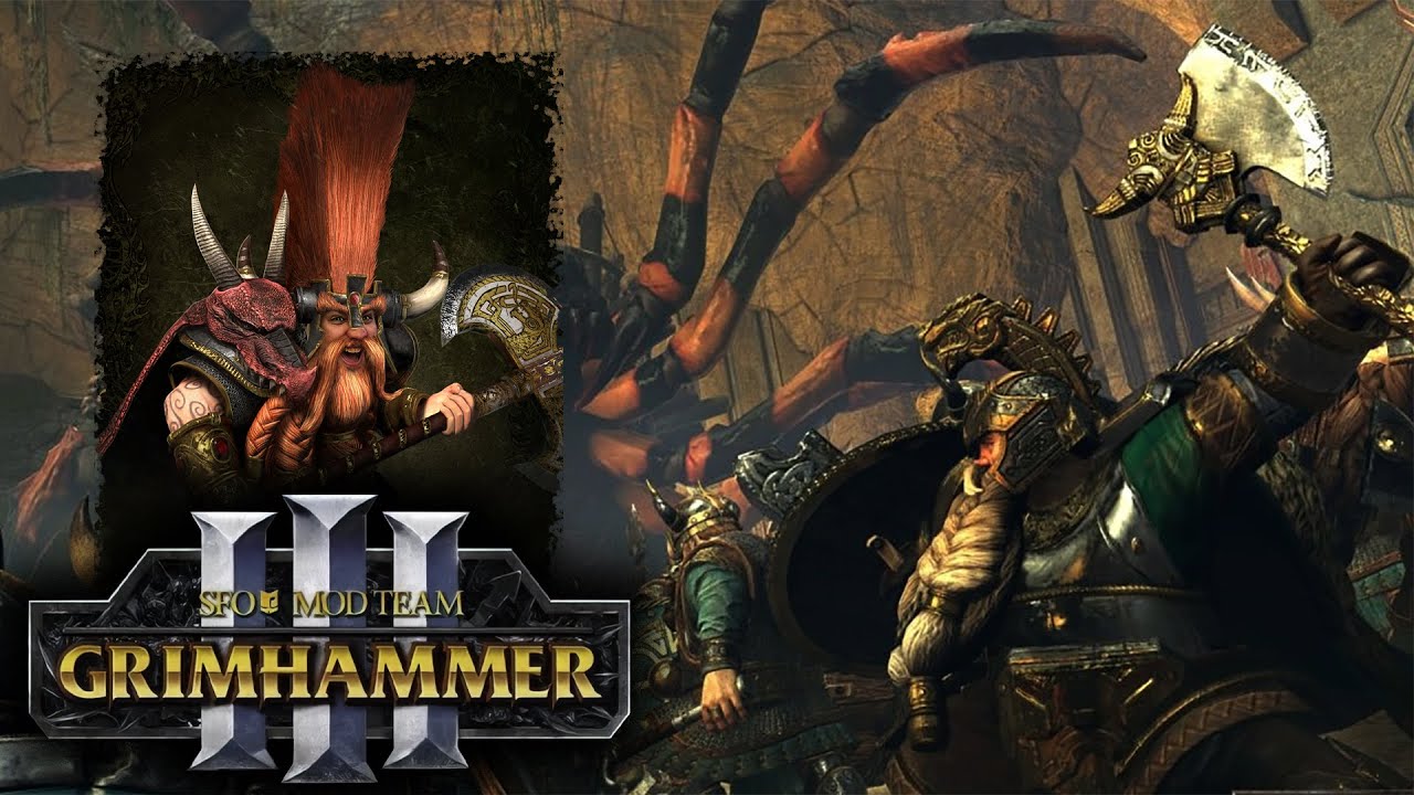 Мод Grimhammer III (TW: WH III) - Унгрим Железный Кулак, стрим 1 (PC, 2025)