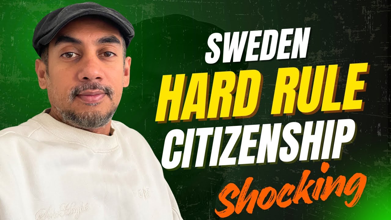 Sweden Citizenship New Rules 2026 🇸🇪 | ৮ বছর লাগবে? Income, Test & Retroactive Law Explained