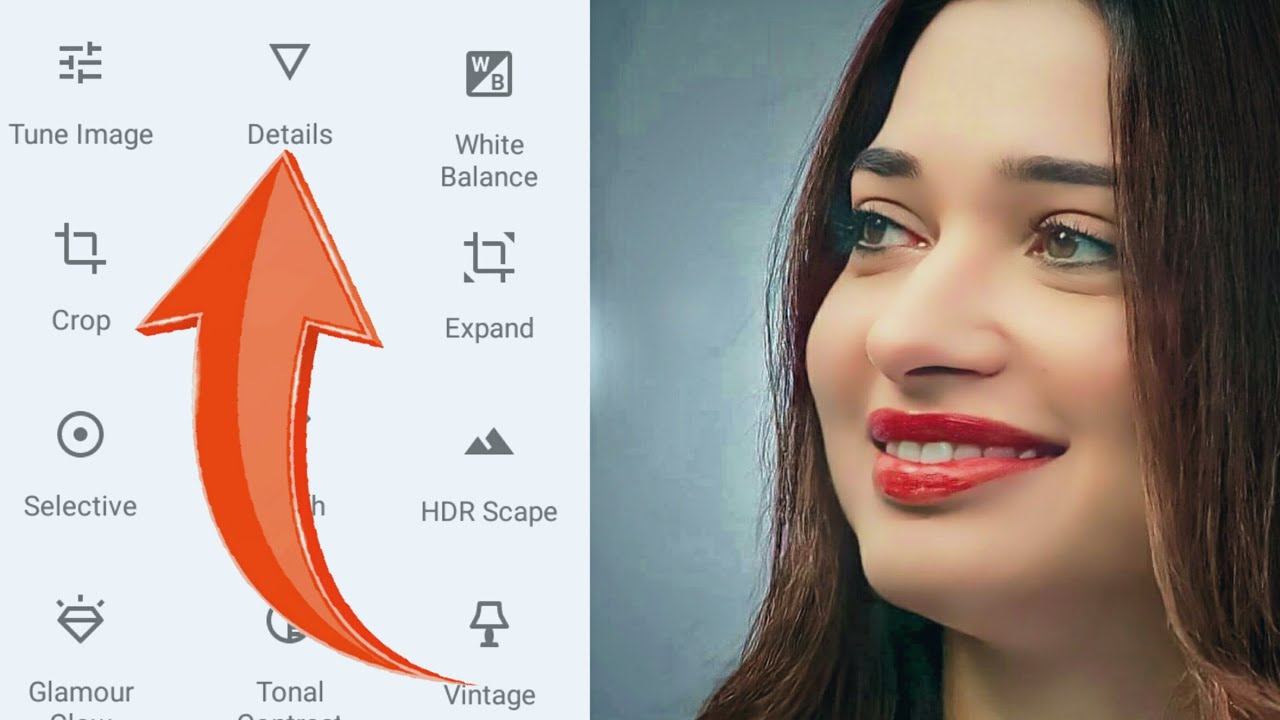 Face Clean Photo Editing In Snapseed Mobile Tutorial