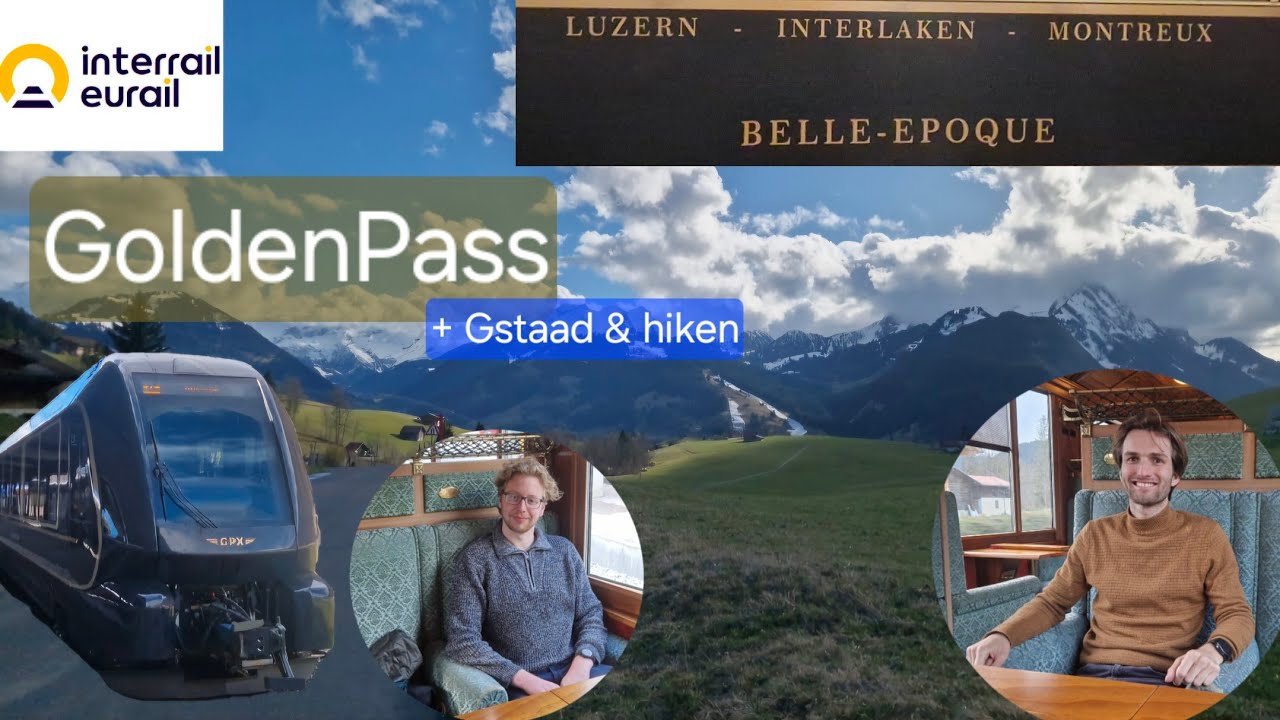 De MOOISTE TREINREIS🚂 ter wereld! GoldenPass & wandeling door de Alpen🏞️ | #Interrail2024 Deel 7