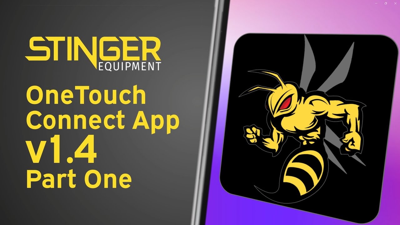 Stinger OneTouch Connect App V1 4 Part 1