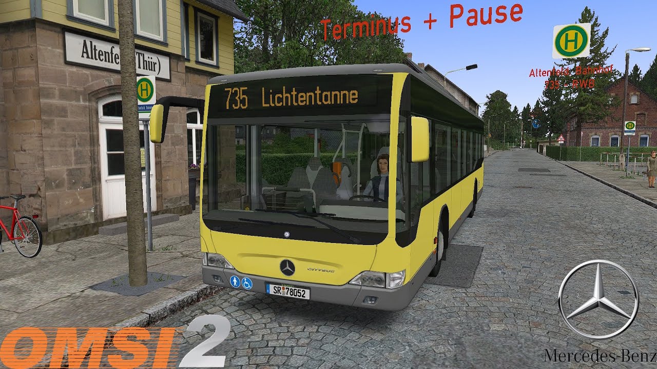 NEW ADDON! Omsi 2 - Thüringer Wald - Line 735 - Mercedes Benz Citaro Facelift Ü