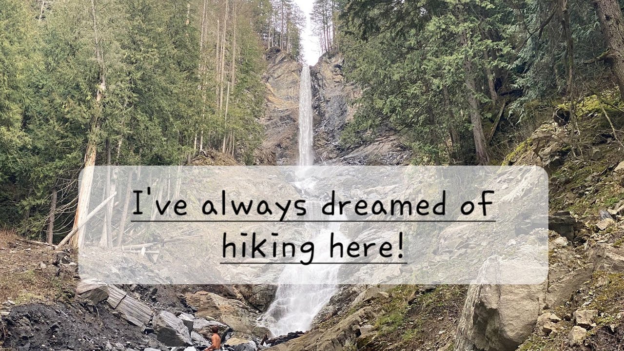 Hiking to the waterfall I've always wanted to go to