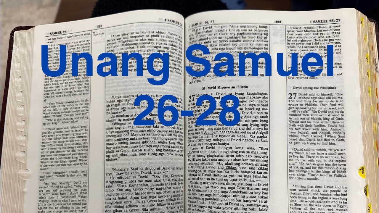 Unang Samuel 26-28 (Si David Mipuyo sa Filistia)