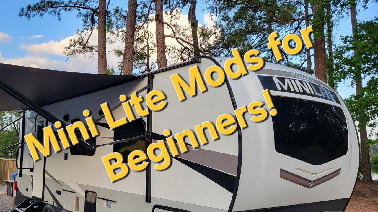 Rockwood Mini Lite Forest River Flagstaff Micro Lite Modifications and Upgrades for Beginners!