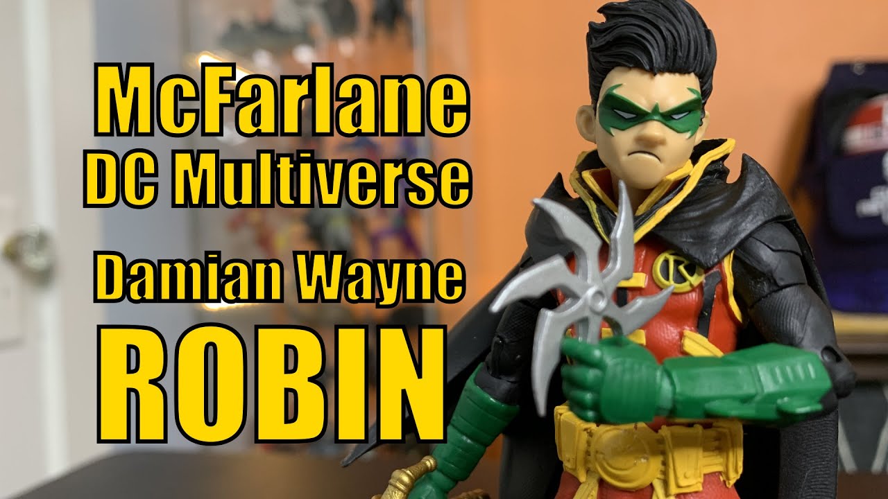 McFarlane Toys DC Multiverse Damian Wayne Robin DC Comics Rebirth Unboxing and Review