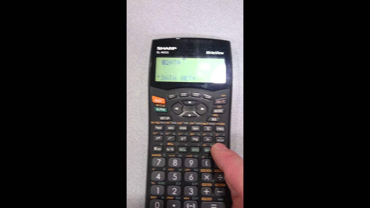 STAT mode Sharp EL-W531