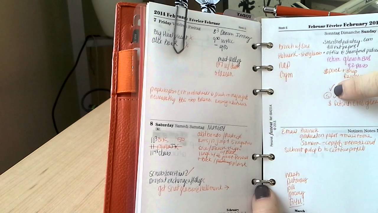 Filofax compact calipso monthly calendar