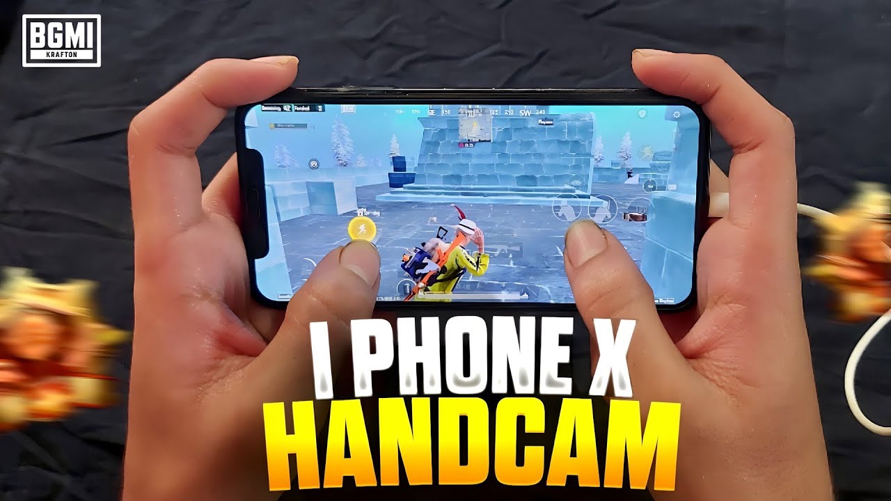 iPhone X Handcam 🔥1K Special 🥳 | 4 Fingers + Full Gyroscope BGMI