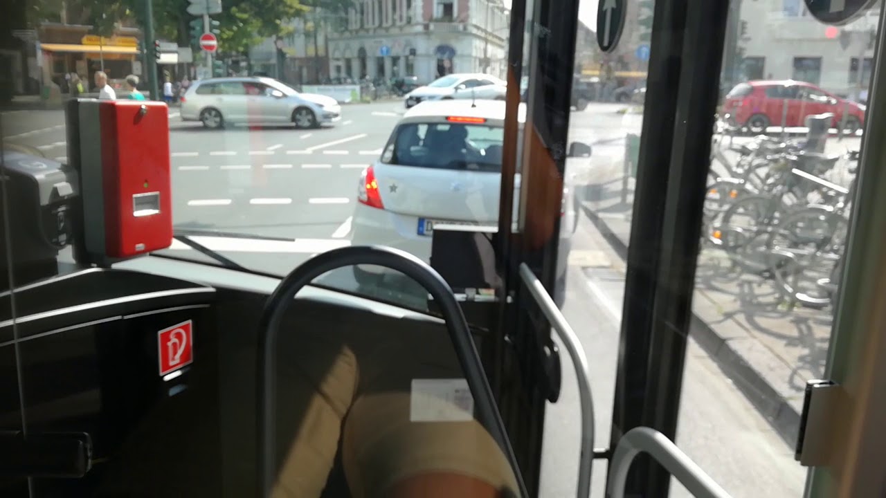 Meine erste Fahrt mit dem MetroBus der Rheinbahn in Düsseldorf