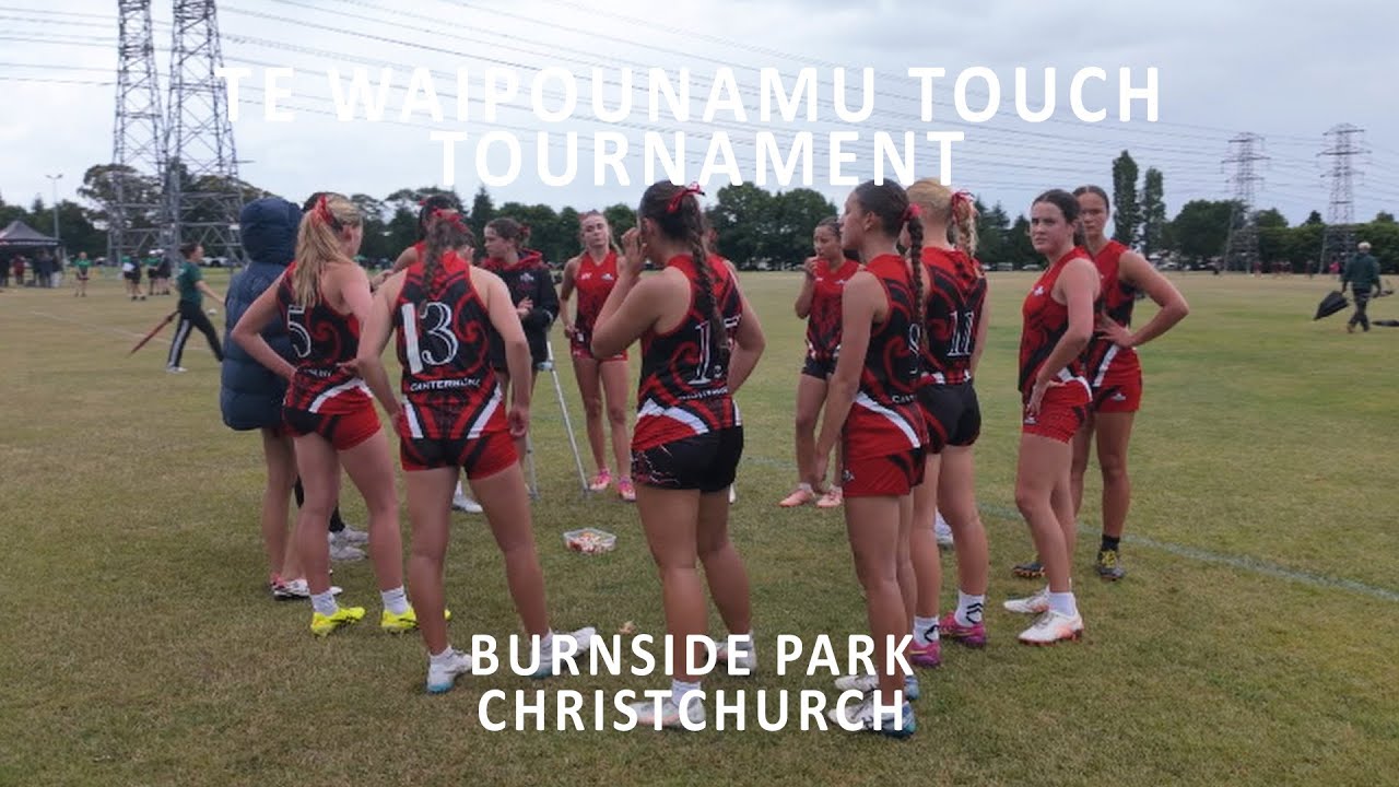 Te Waipounamu Junior Touch Tournament at Burnside Park, #christchurch