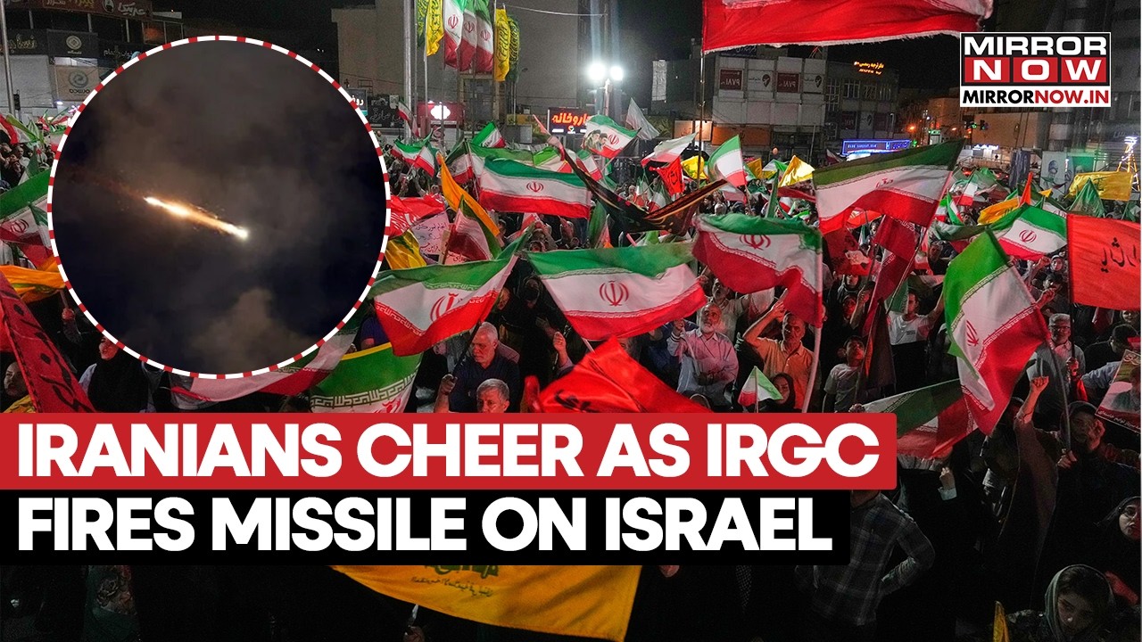 Iranians Cheer After IRGC Fires Ballistic Missiles On Israel, Celebrations Erupt On Streets