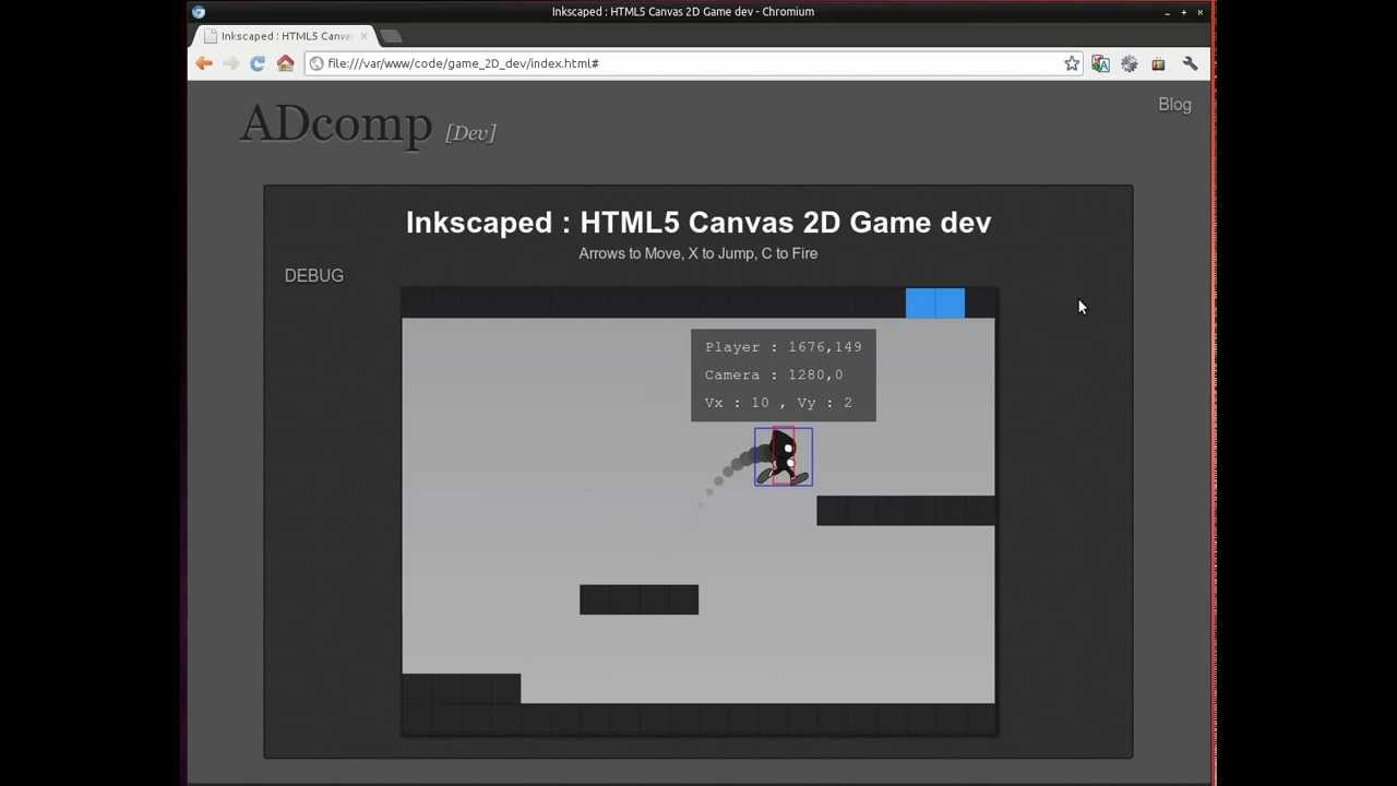 Inkscaped : HTML5 Canvas 2d game dev