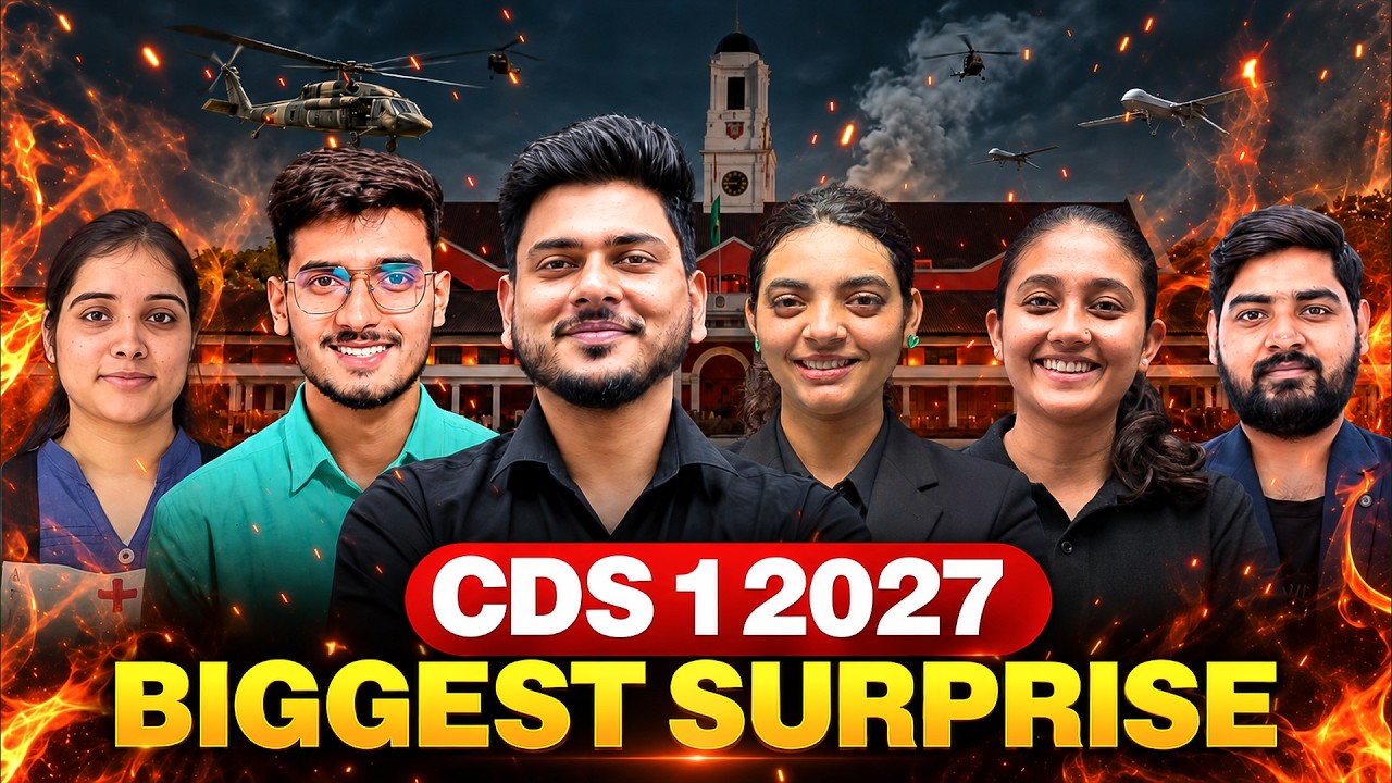 CDS 1 2027 BIG ANNOUNCEMENT 🚨 | Biggest Surprise for Aspirants