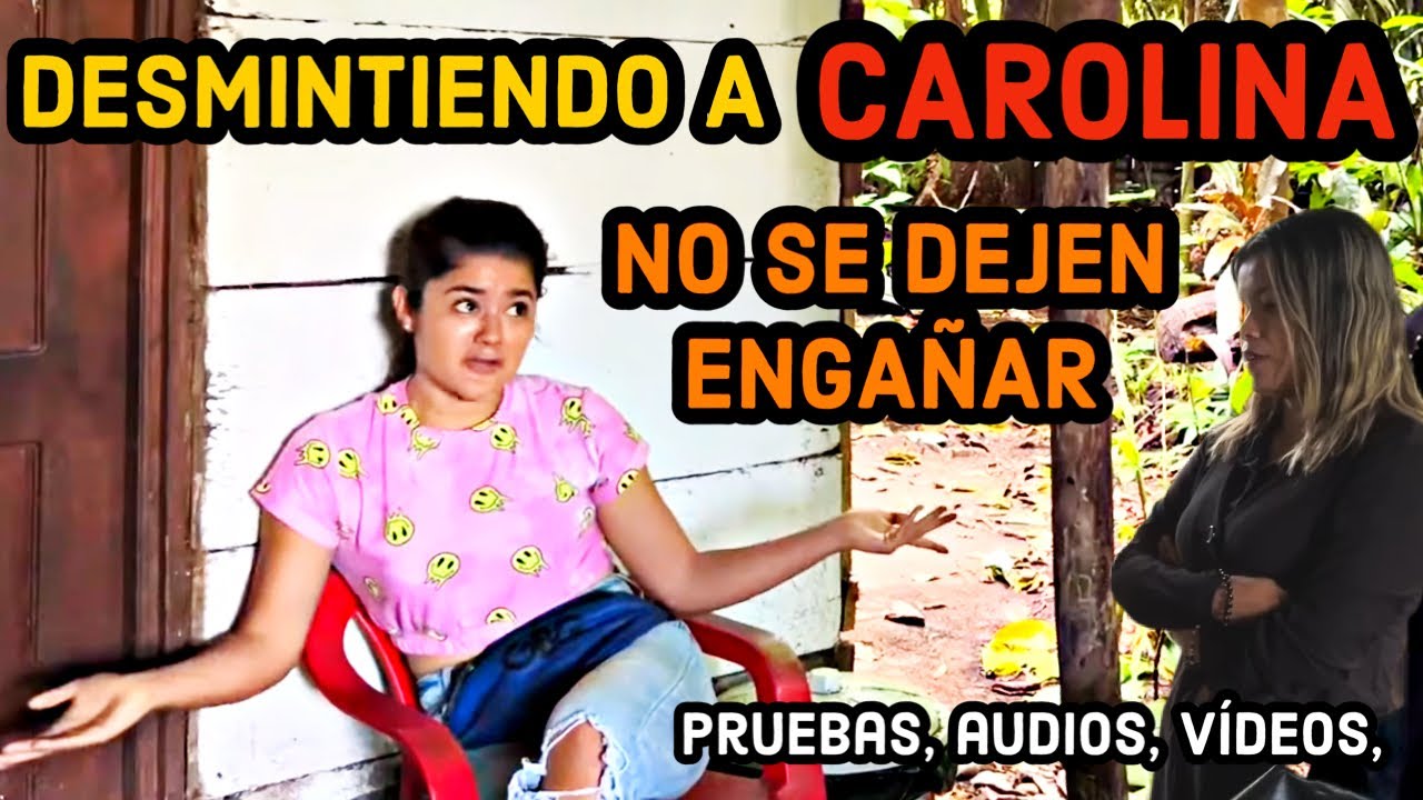 CAROLINA PIDIÓ LAS PRUEBAS Y ARMÓ ESTE CIRCO. ME DISCULPO CON MIS SUSCRIPTORES.