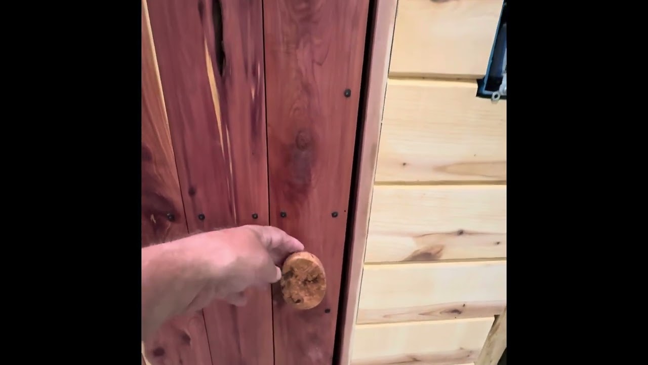 Red Cedar Closet Door