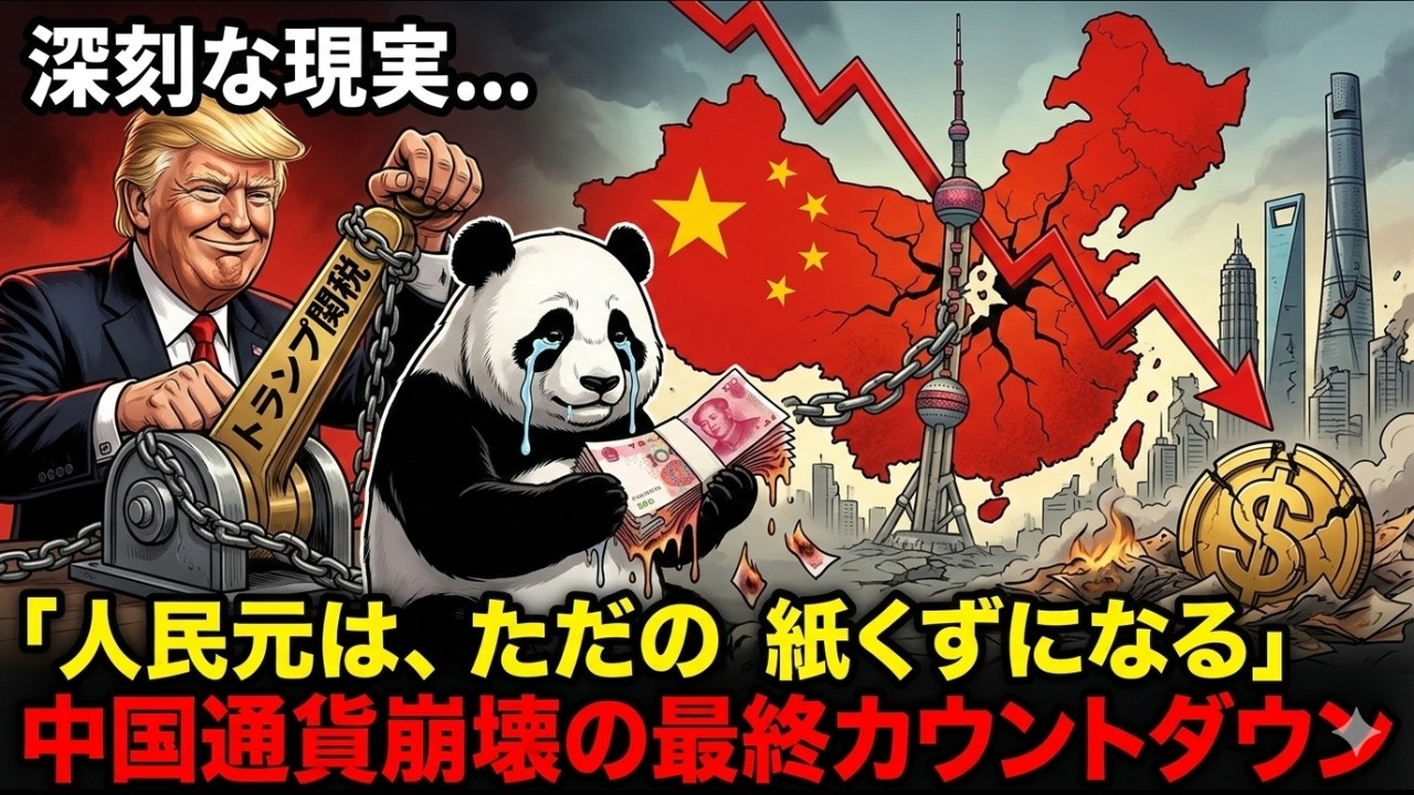「人民元は紙くずになる」トランプ関税が仕掛けた中国通貨崩壊の最終カウントダウン