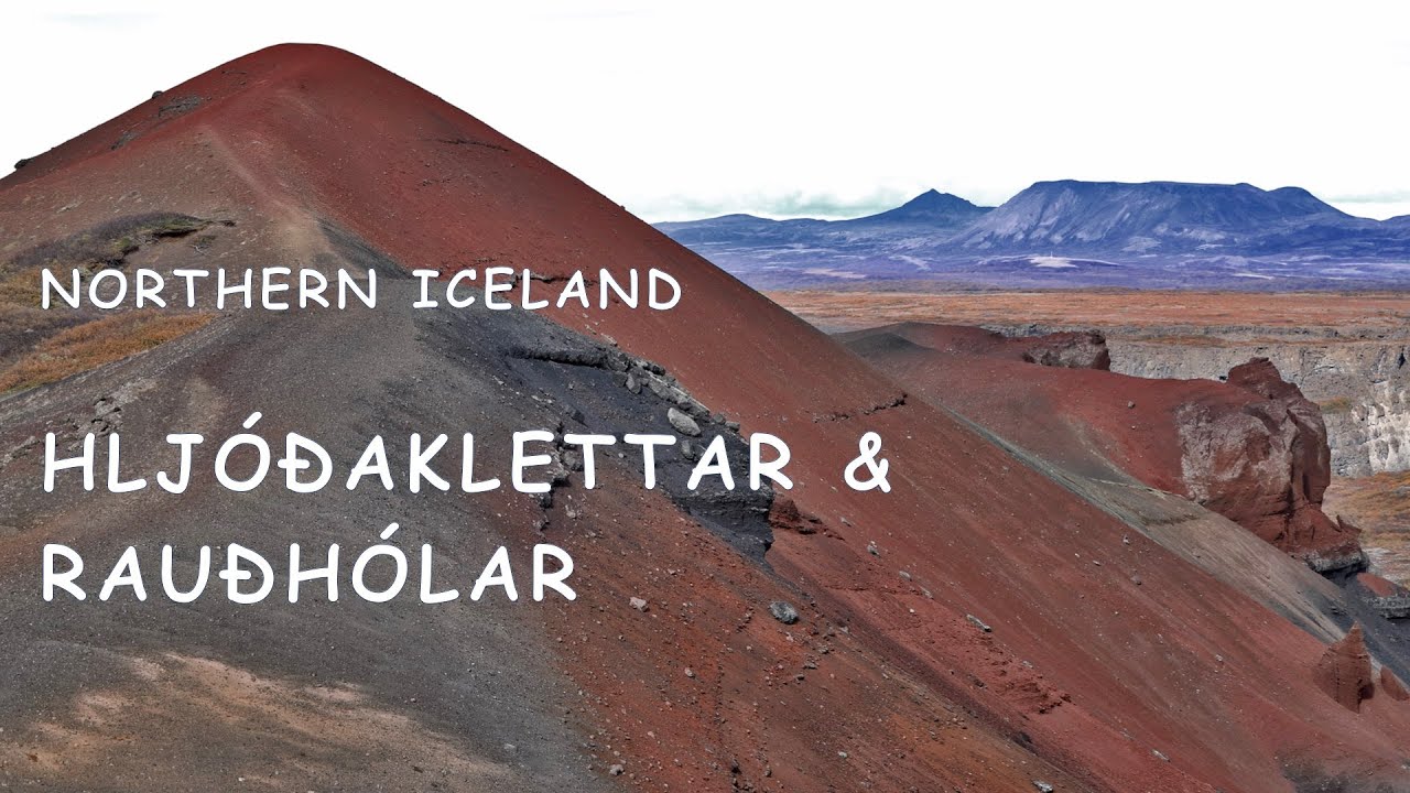 Hiking in Iceland's north: Volcanic Area Hljóðaklettar & Rauðhólar | einfache Wanderung in Island