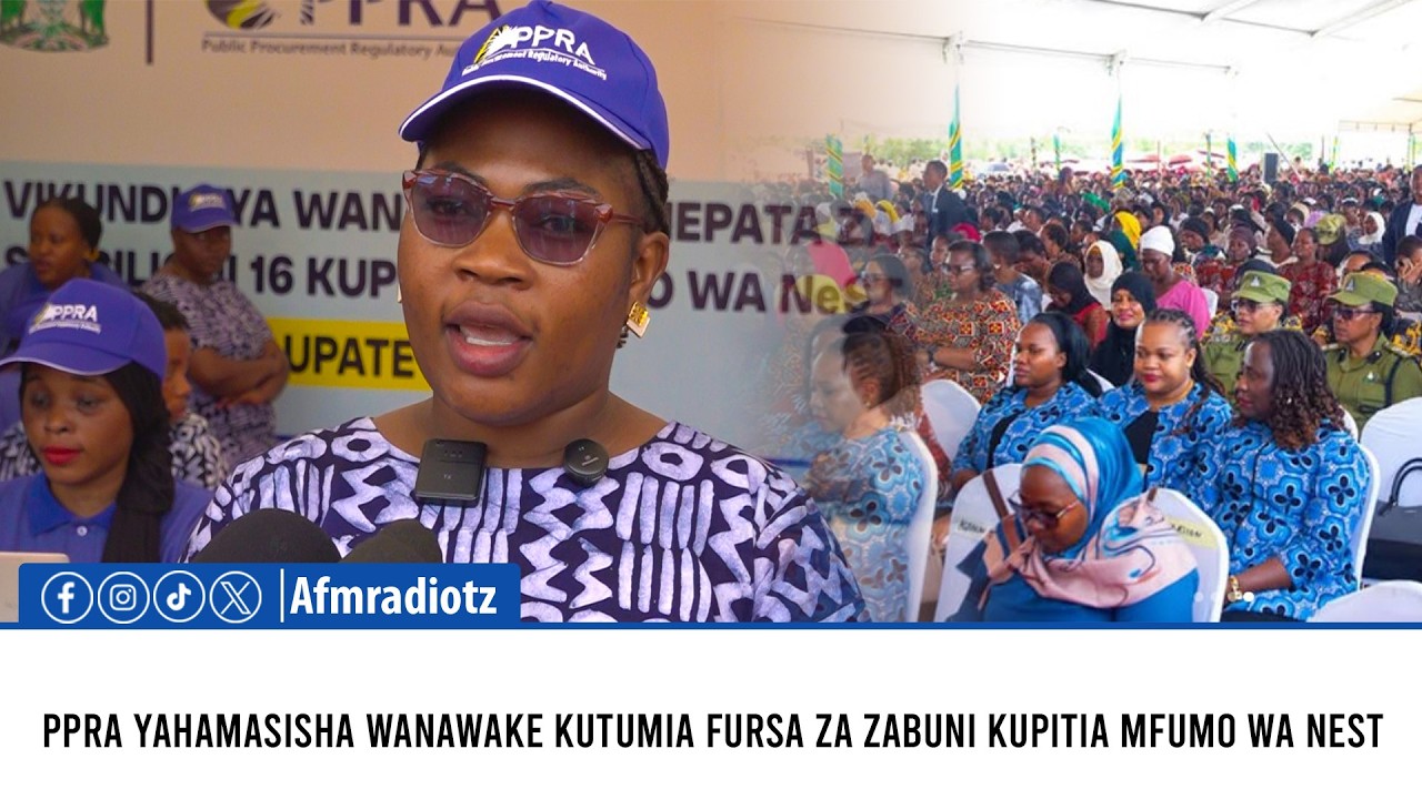 PPRA YAHAMASISHA WANAWAKE KUTUMIA FURSA ZA ZABUNI KUPITIA MFUMO WA NEST.