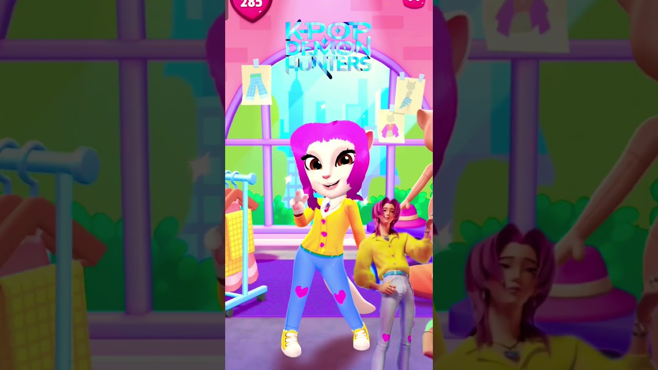 Sega cosplay by my Talking Angela 2 