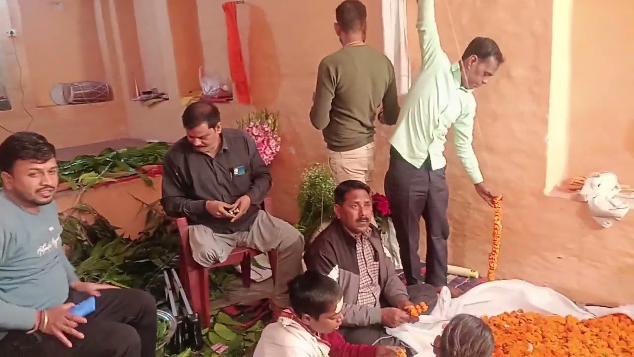 शिव रात्रि की भब्य दिब्य तैयारी महर्षि भरद्वाज संस्कृत विद्यालय झांड़ेश्वर महादेव मंदिर हरौनी 