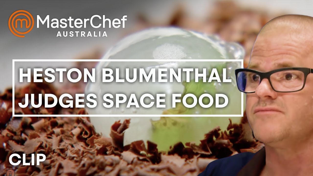 Heston Judges Space-Themed Desserts | MasterChef Australia | MasterChef World