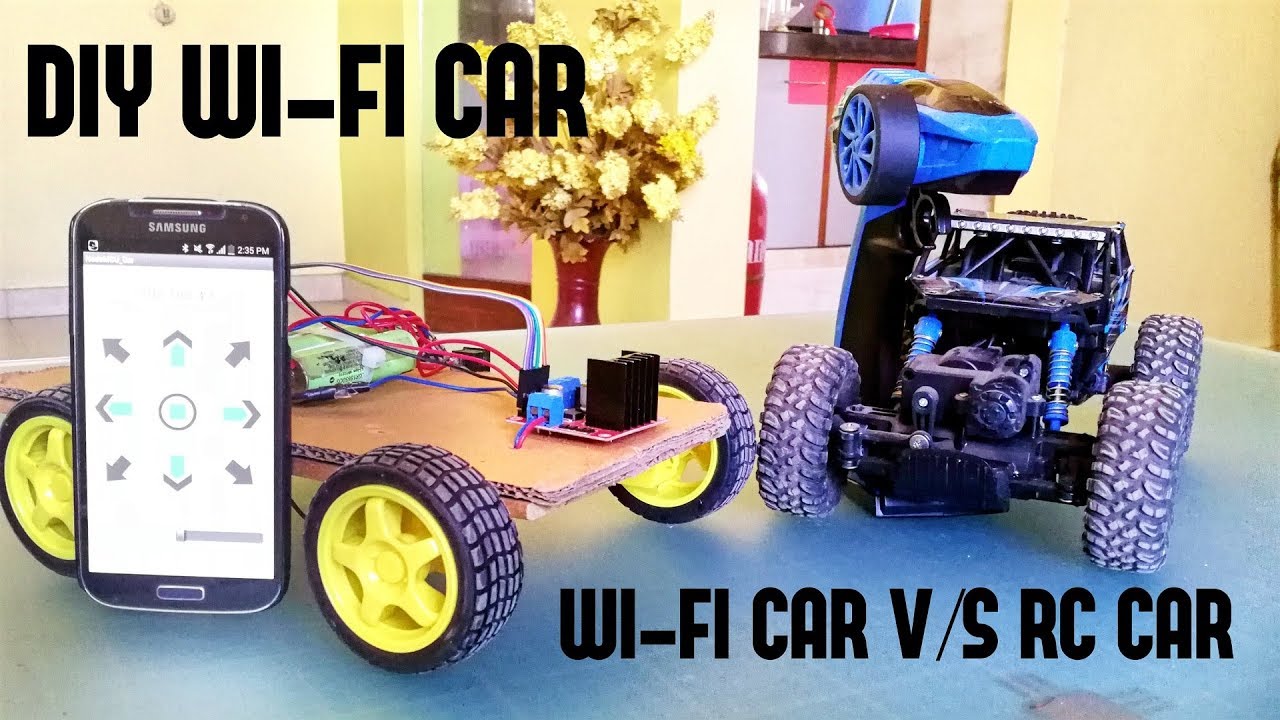Diy Amazing WiFi car mobile controlled | WiFi car V/S RC car challenge