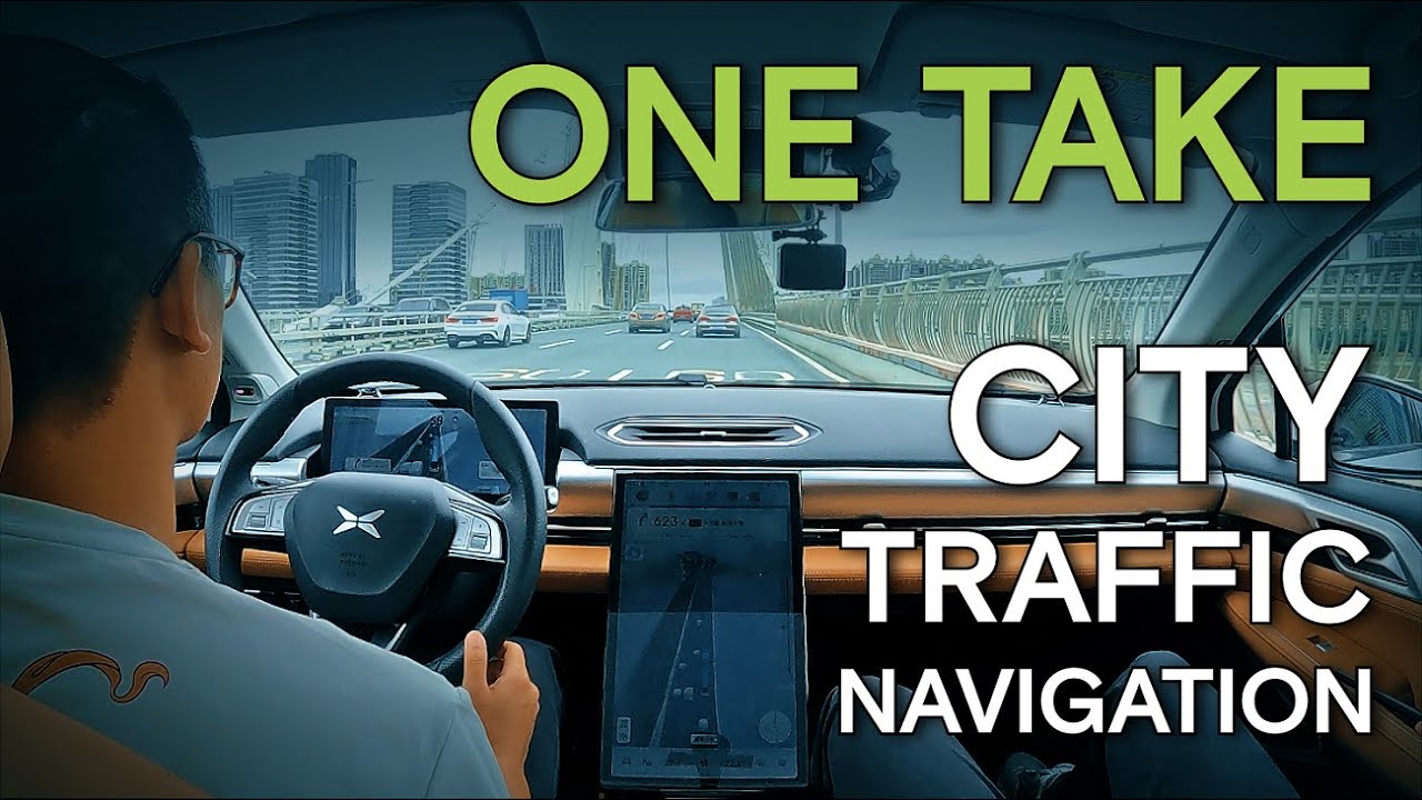 Test drive XPENG's smart driver-assistance function City NGP on urban roads